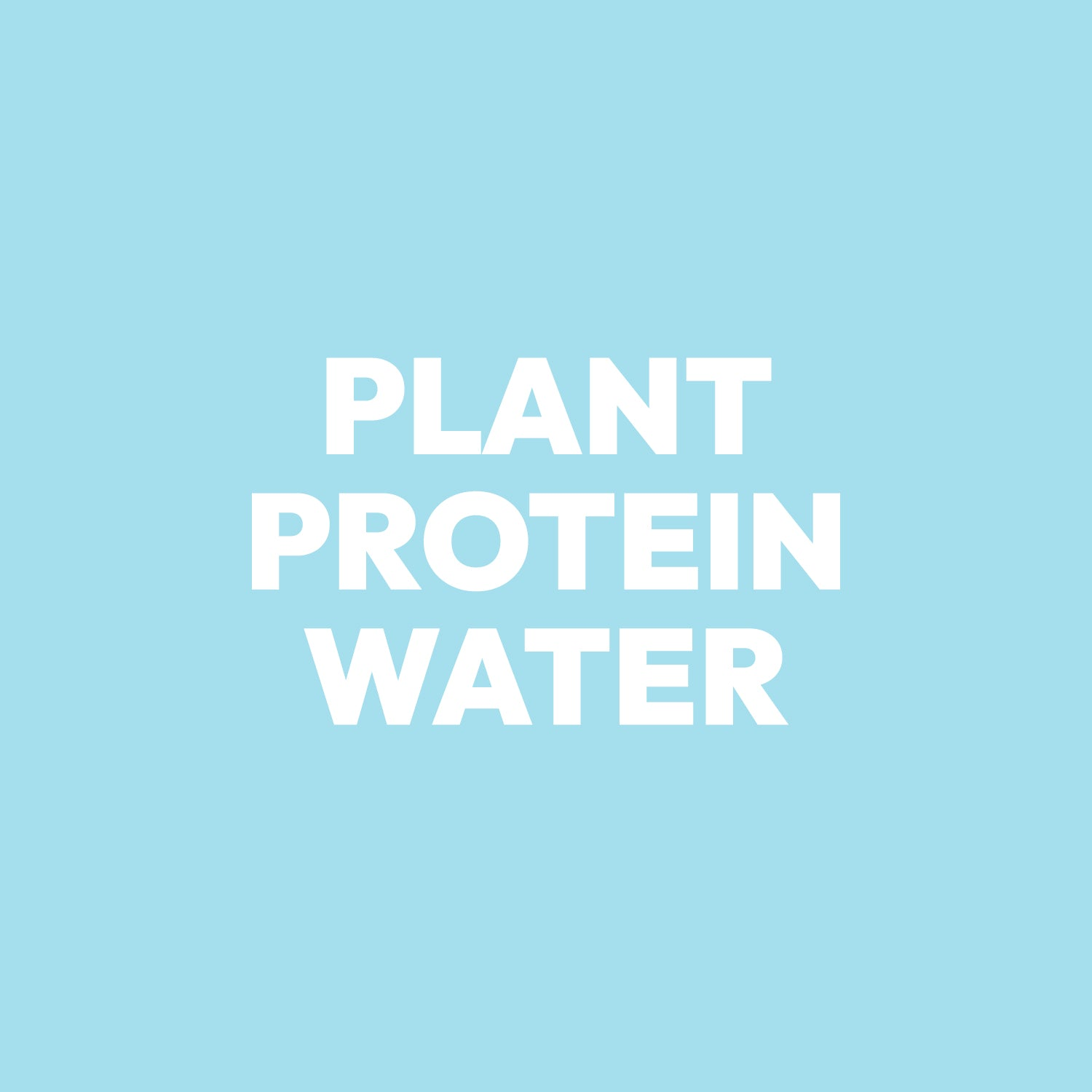 Plant Protein Water