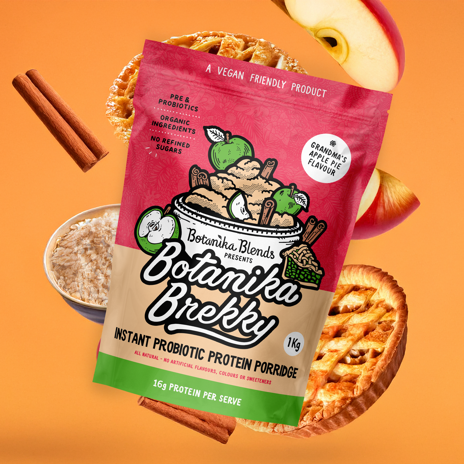 BREKKY – GRANDMA'S APPLE PIE - Botanika Blends