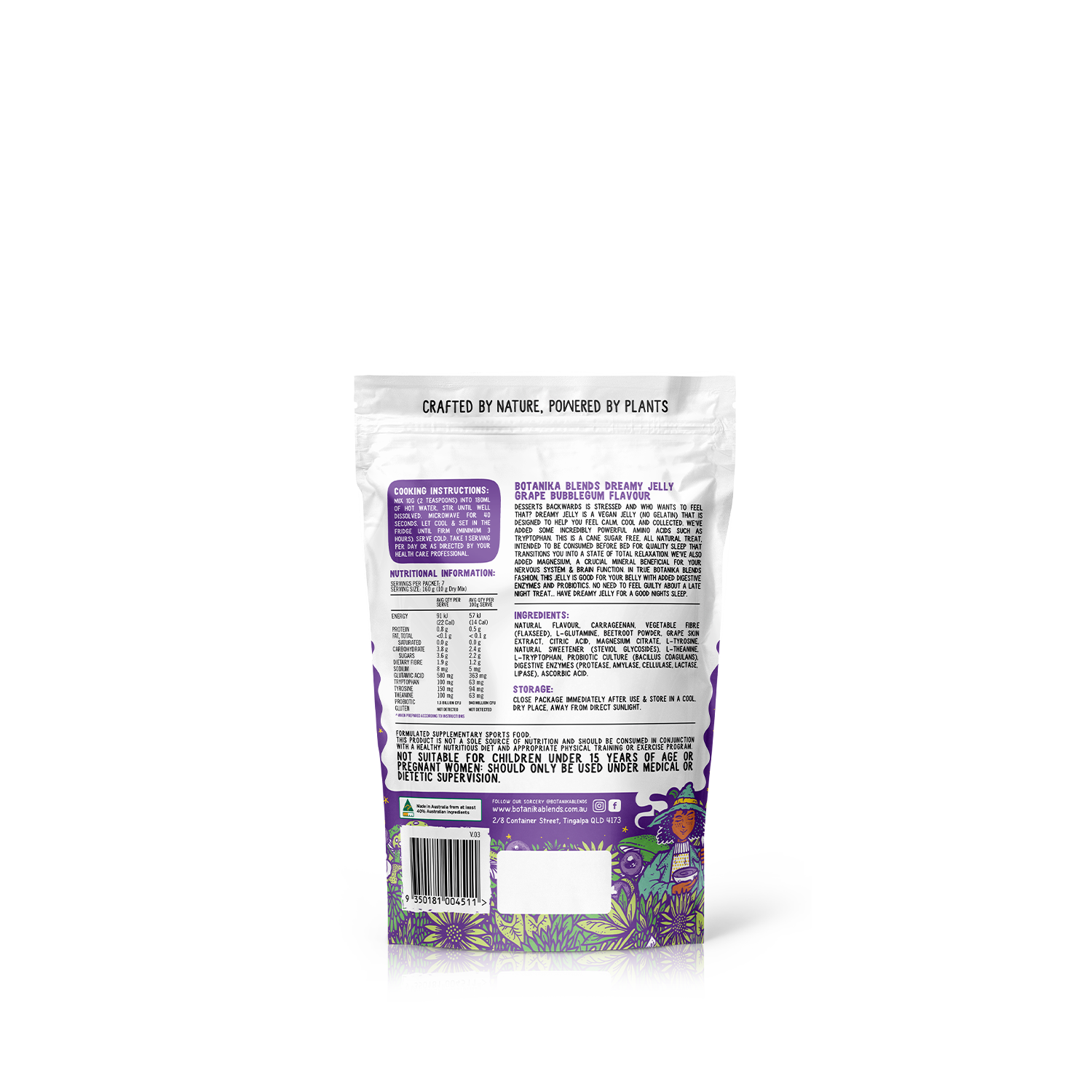 DREAMY JELLY - GRAPE BUBBLEGUM - Botanika Blends