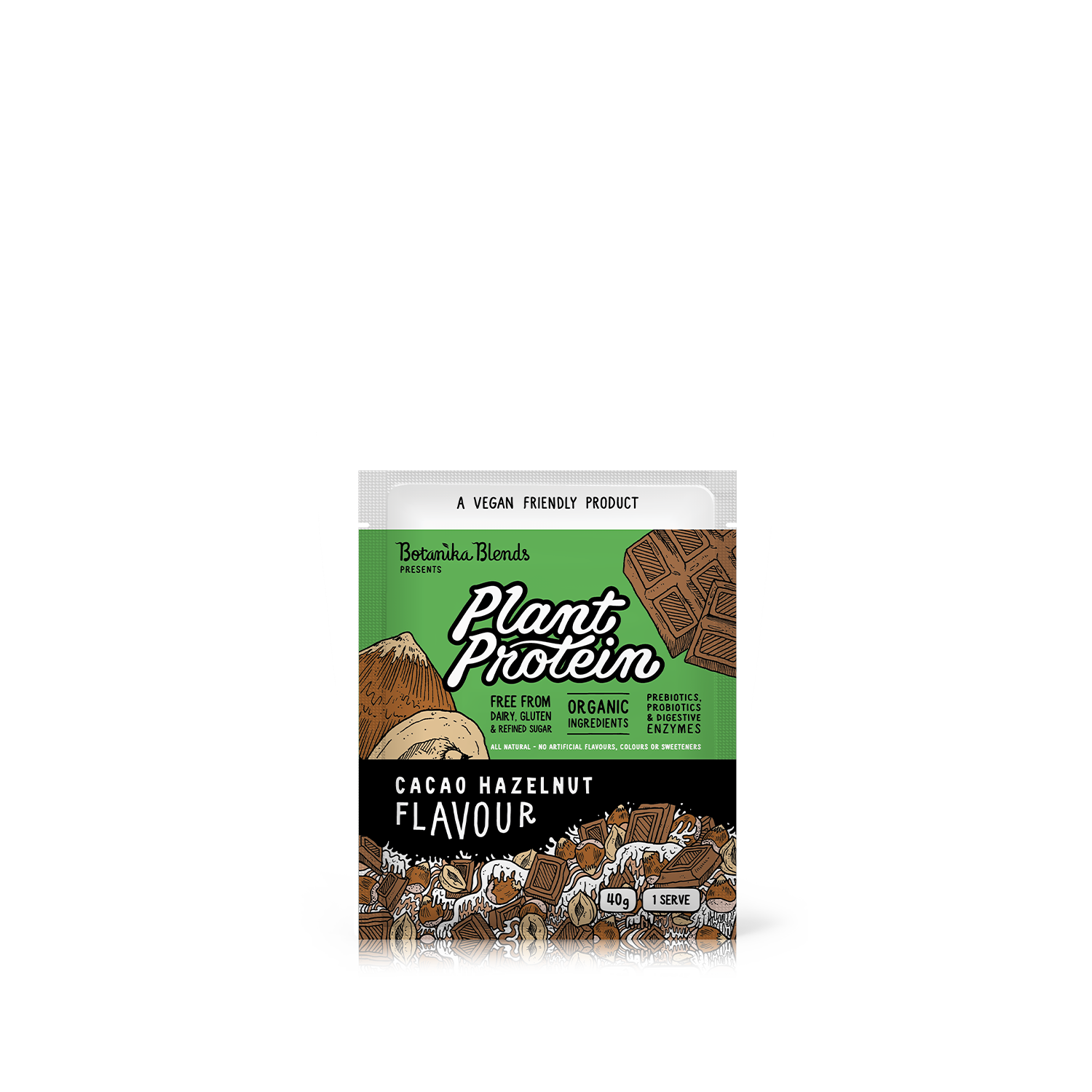 SAMPLE PLANT PROTEIN - CACAO HAZELNUT - Botanika Blends