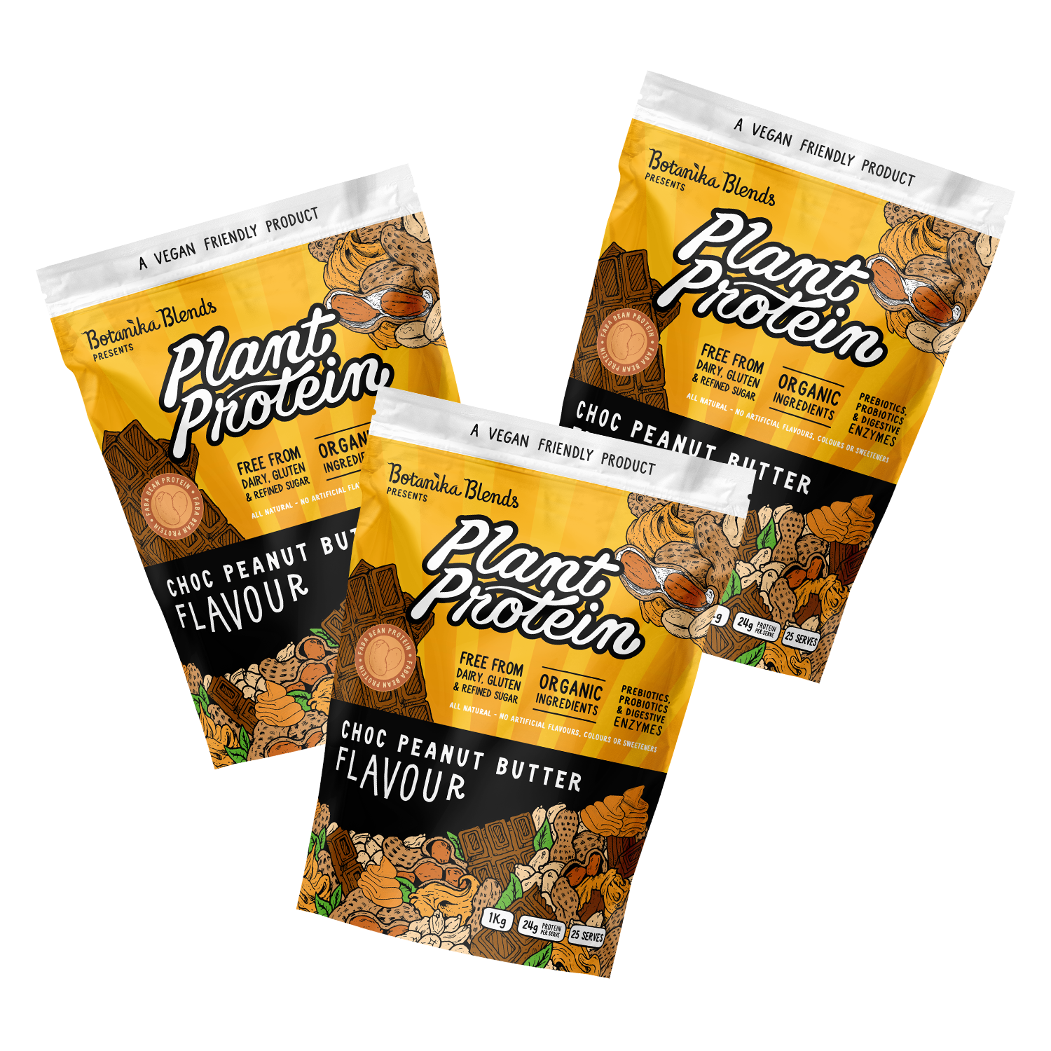 PLANT PROTEIN - CHOC PEANUT BUTTER - Botanika Blends