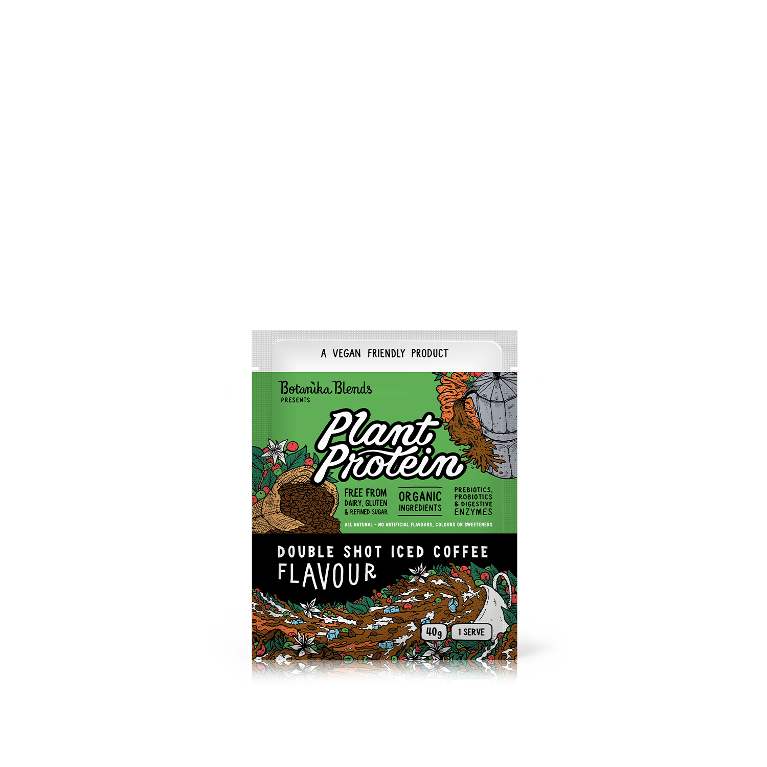 SAMPLE PLANT PROTEIN – DOUBLE SHOT ICED COFFEE - Botanika Blends