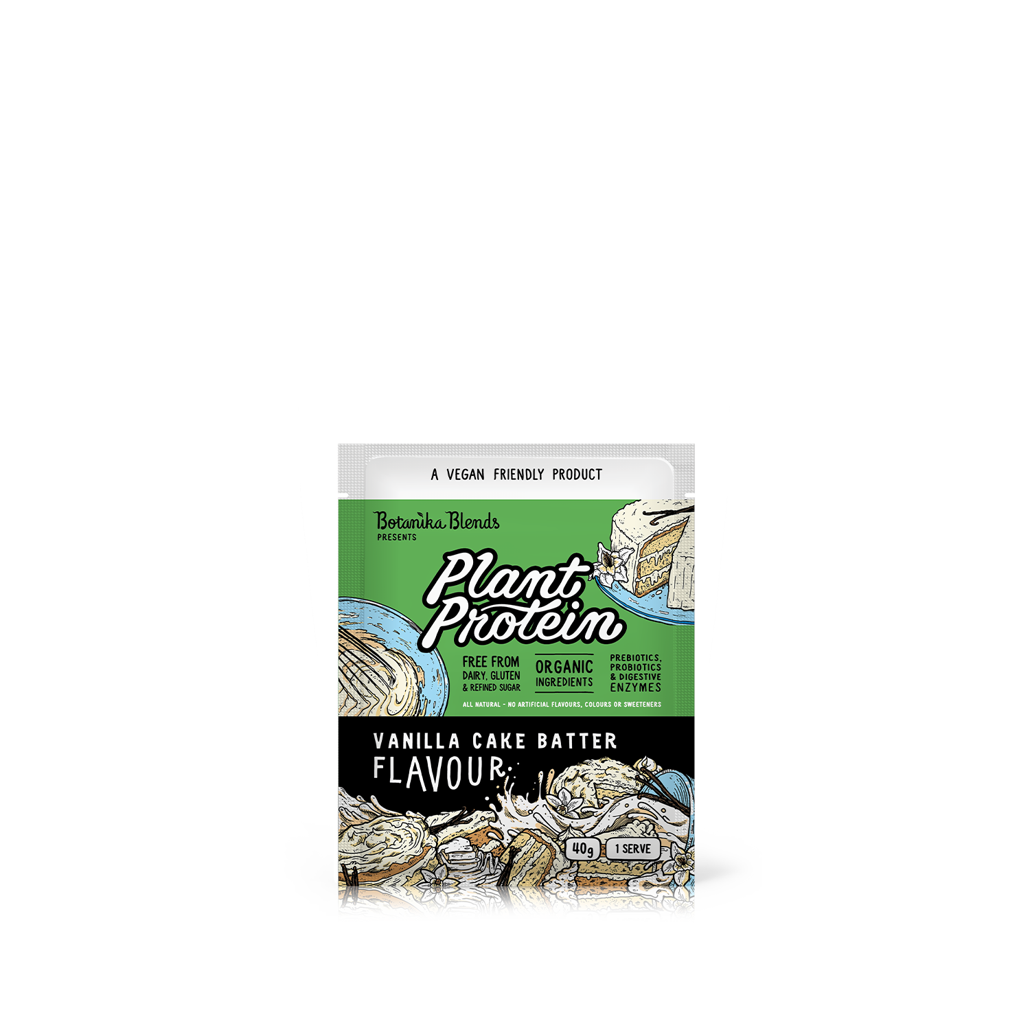 SAMPLE PLANT PROTEIN - VANILLA CAKE BATTER - Botanika Blends