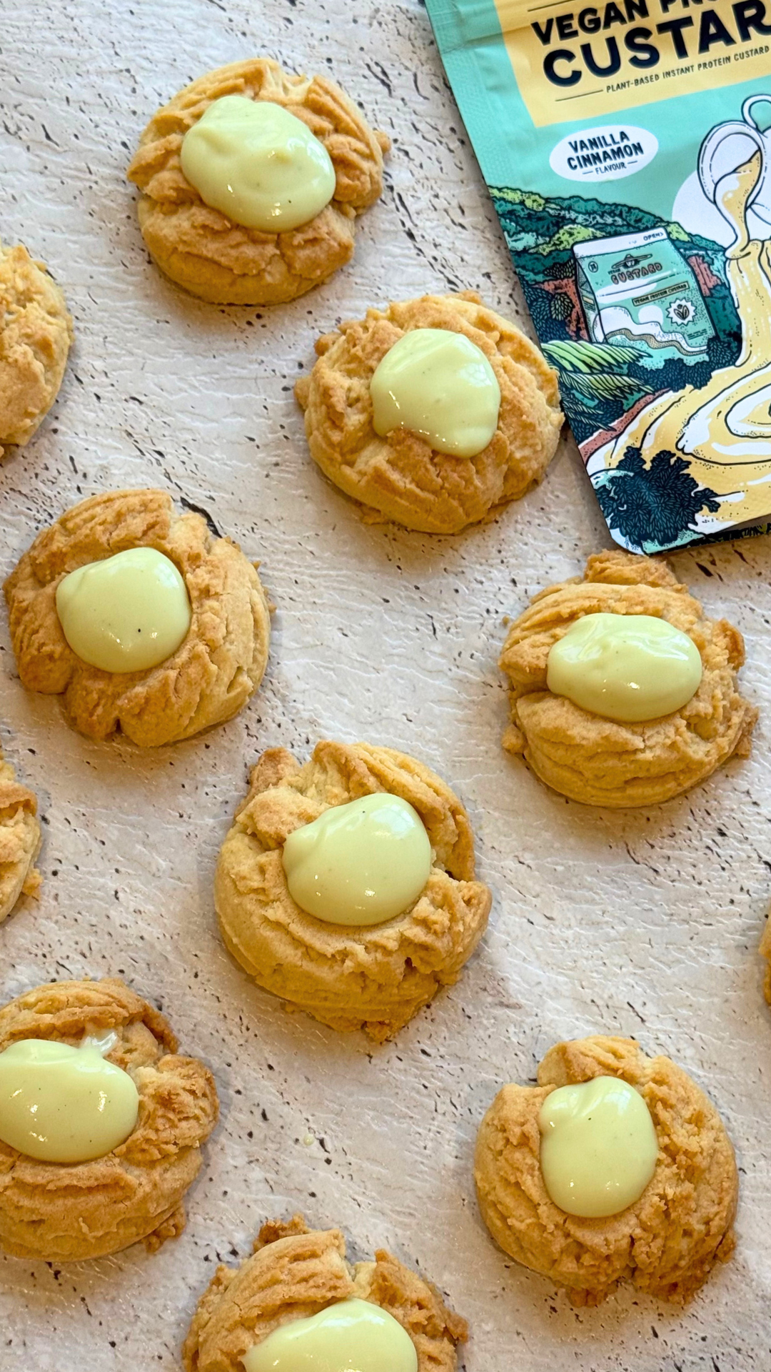 Vegan Custard Drop Cookie