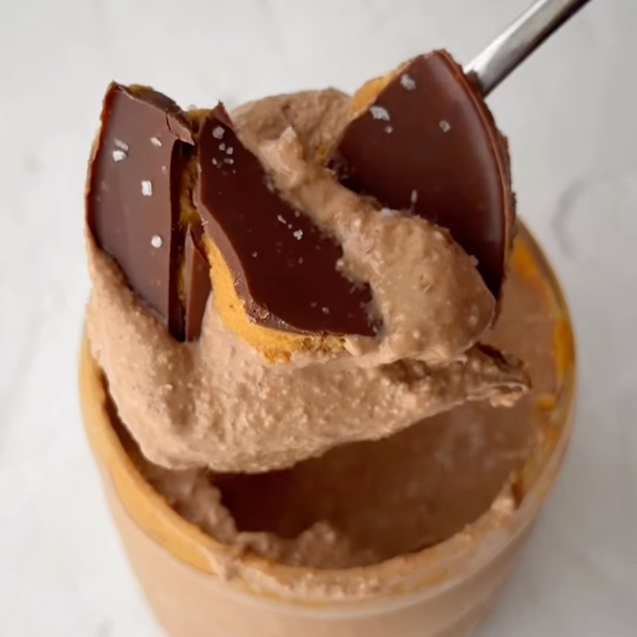 Blended Choc PB Overnight Oats