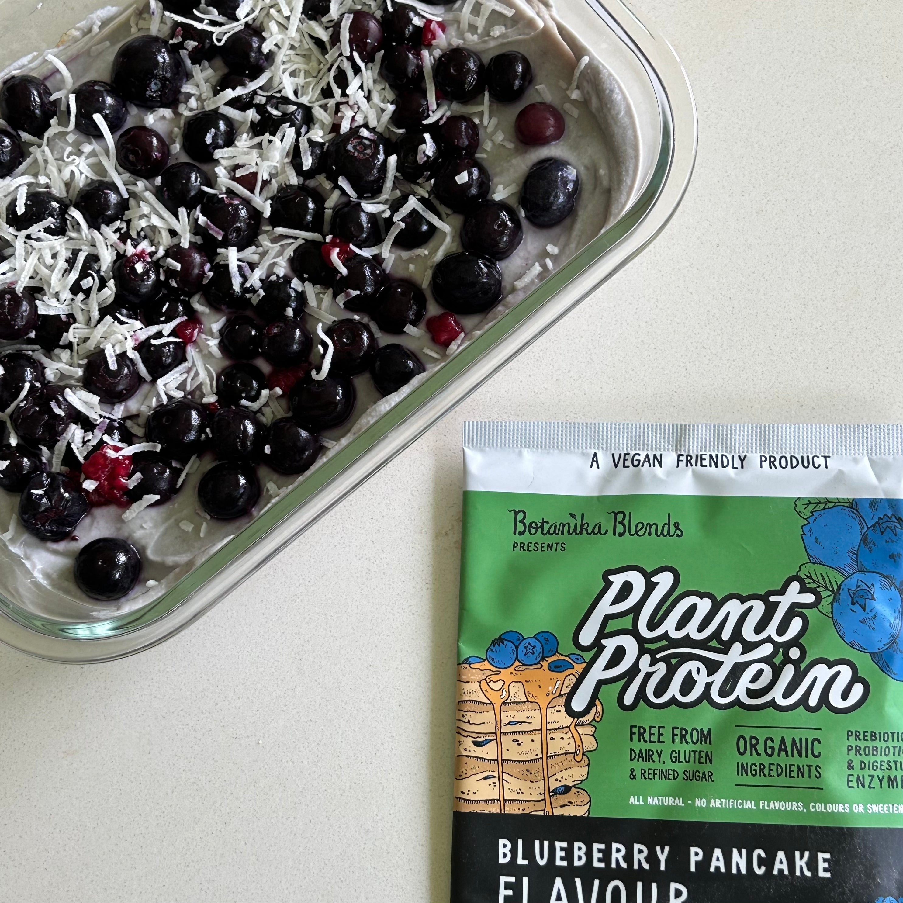 Overnight Weet-Bix: Blueberry Coconut Edition