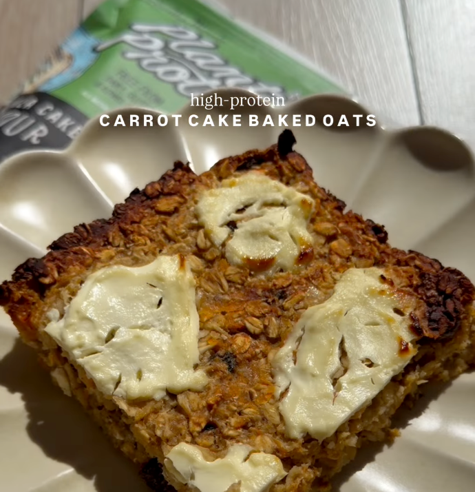 Carrot Cake Baked Oats