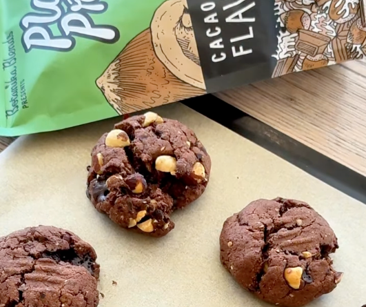 Chocolate Hazelnut Protein Cookies