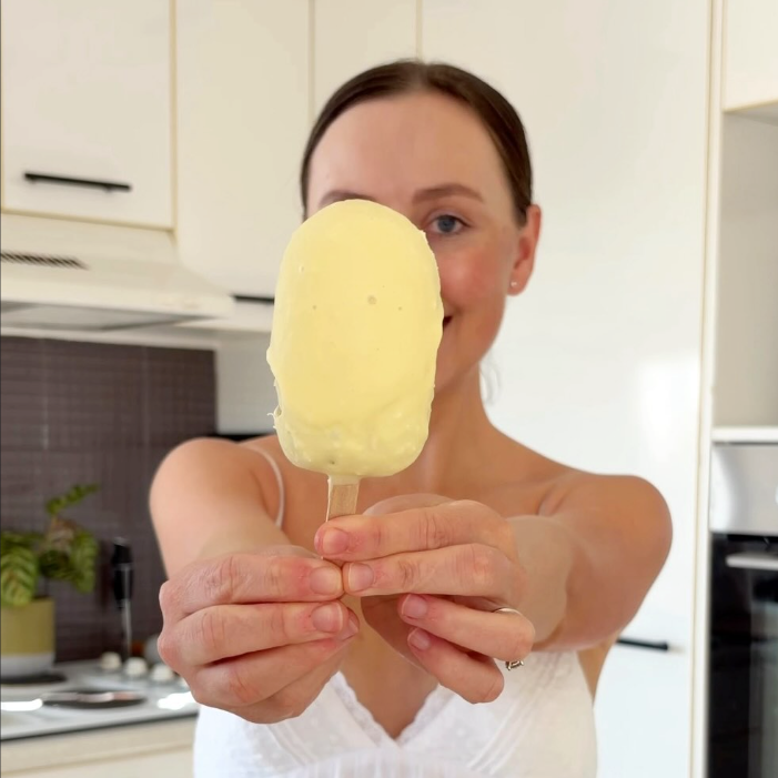 Strawberry & Cream Protein Pops