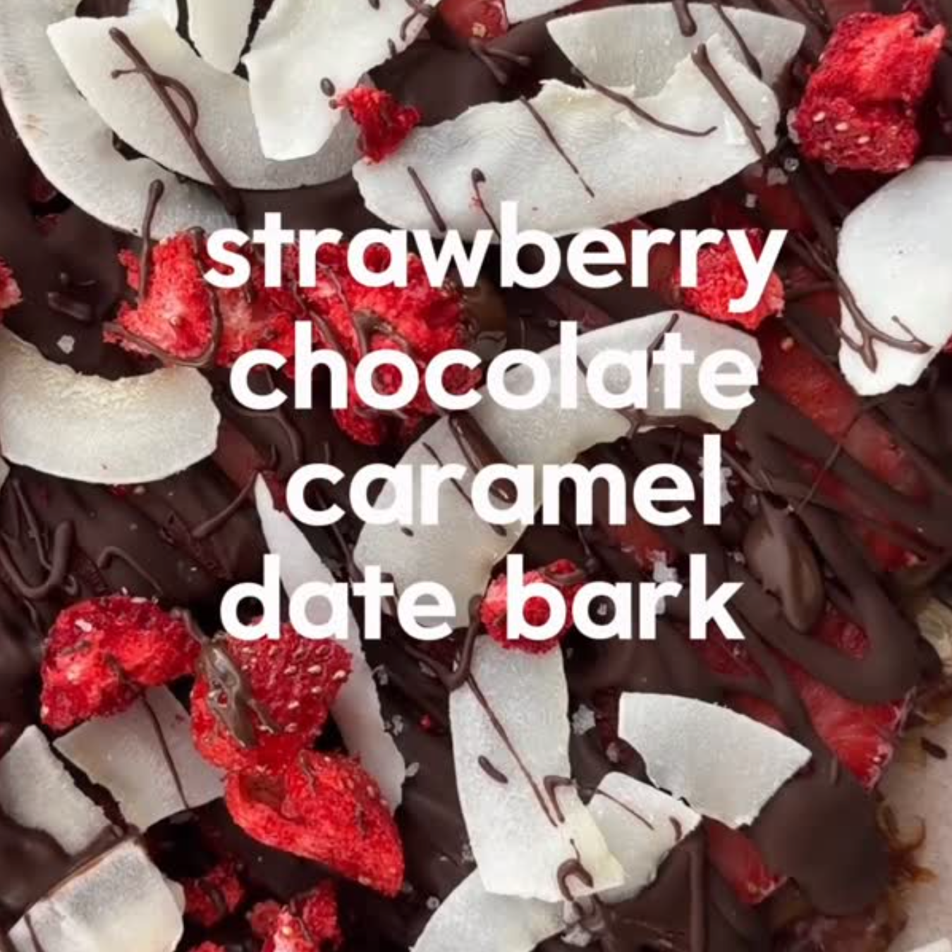 Neapolitan Chocolate Strawberry Bark