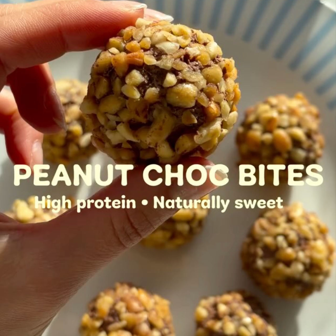 Choc Peanut Butter Protein Bites