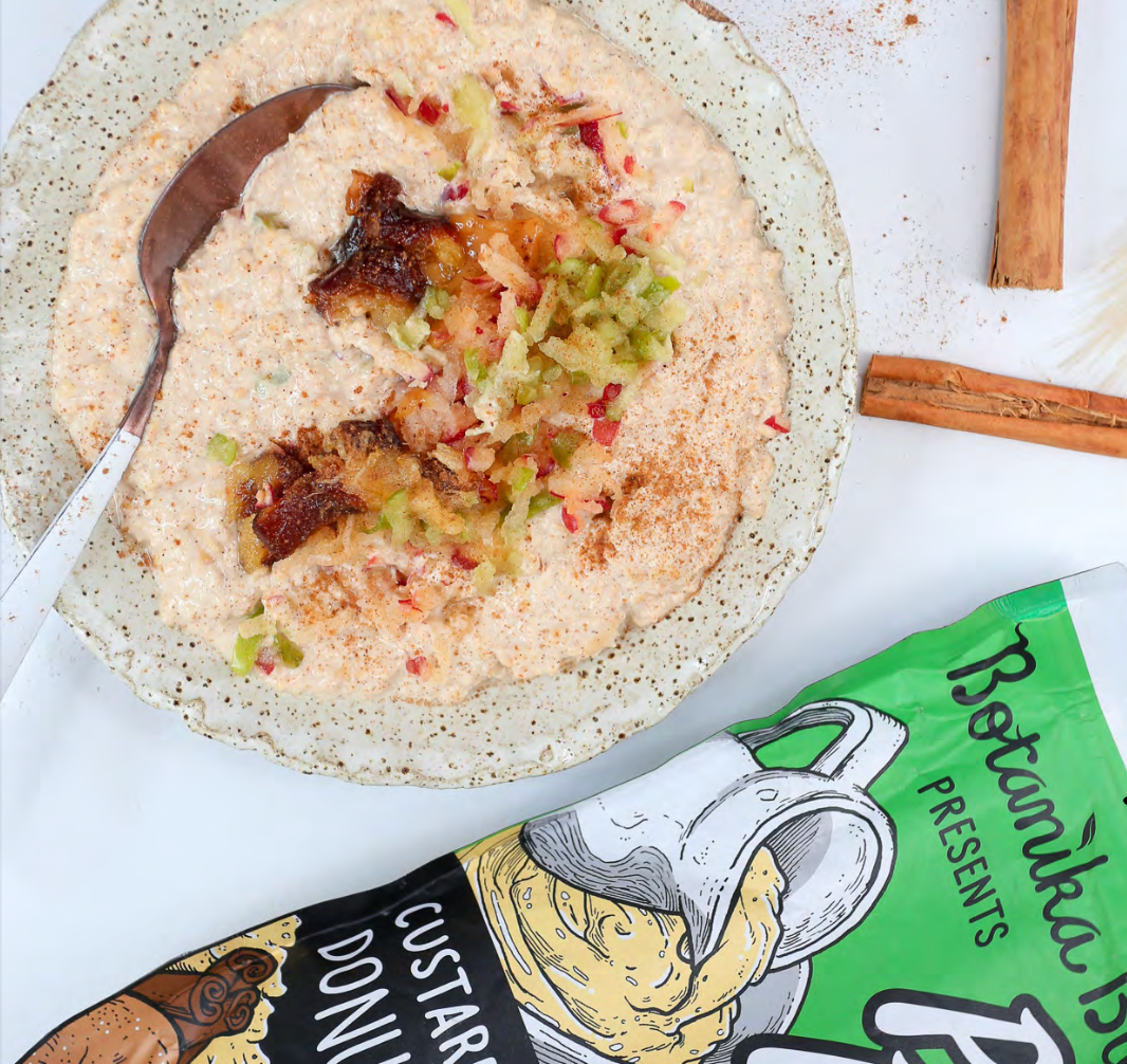 Cinnamon Donut Overnight Oats