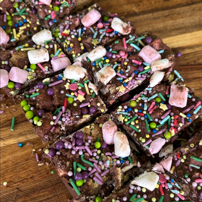 Vegan High-Protein Rocky Road