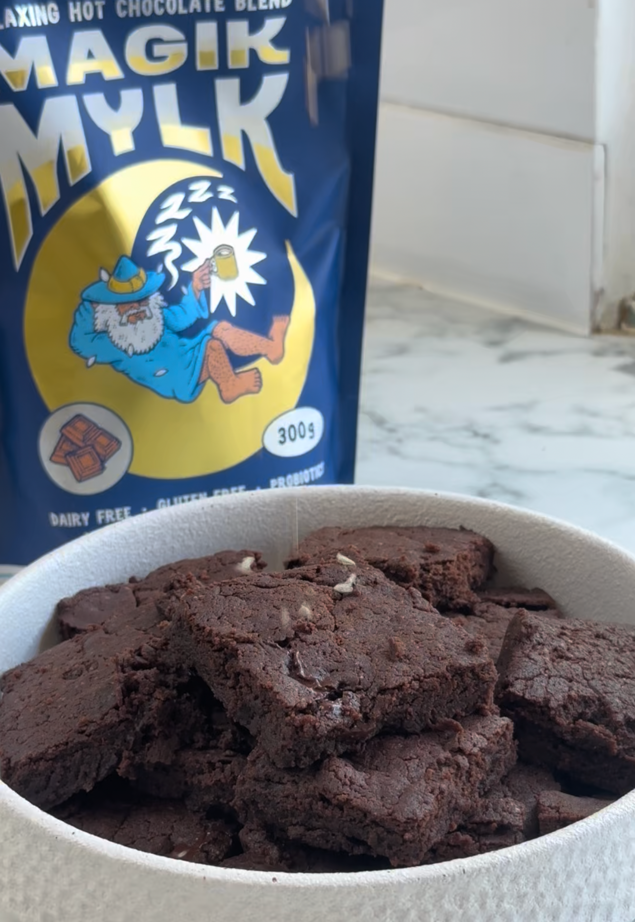 Magik Mylk Lavender Brownies (vegan)