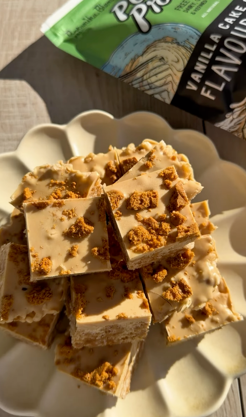 Biscoff Protein Crunch Slice