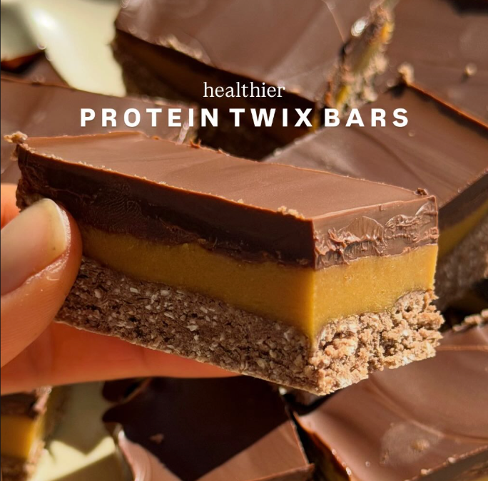 Healthier Protein Twix Slice
