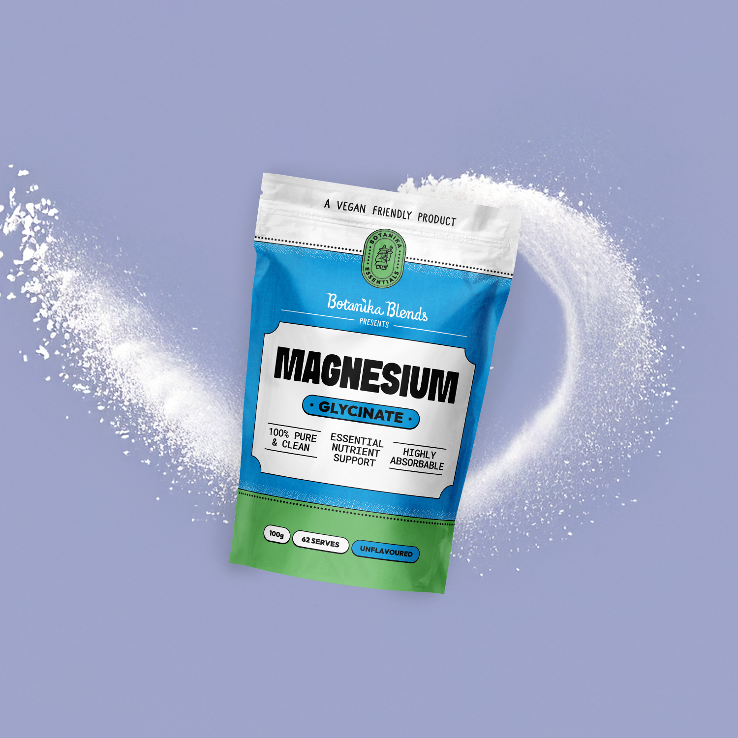 ESSENTIALS - MAGNESIUM GLYCINATE - Botanika Blends
