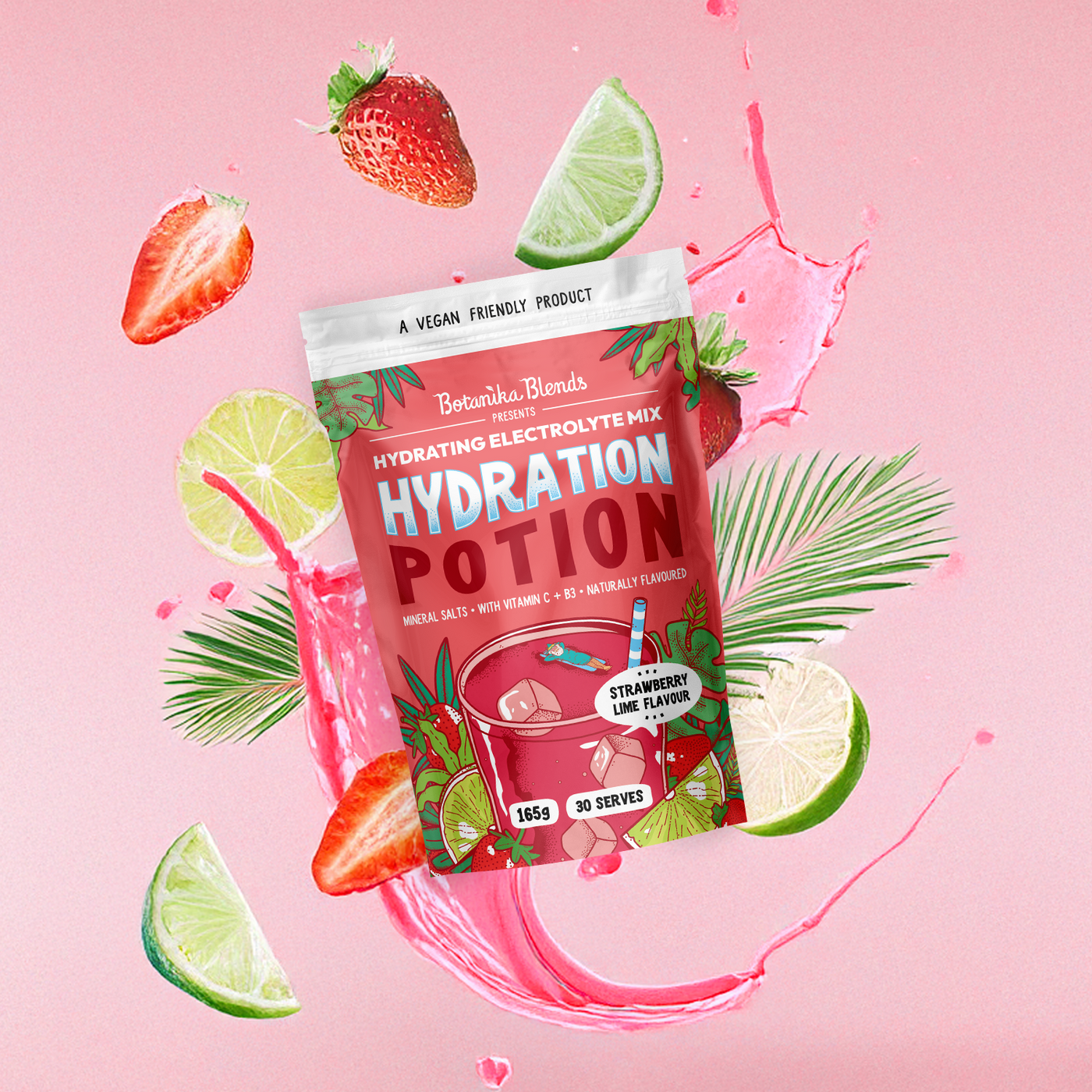 HYDRATION - STRAWBERRY LIME - Botanika Blends