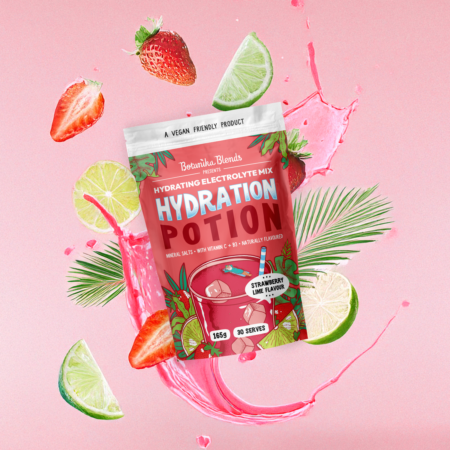 HYDRATION - STRAWBERRY LIME - Botanika Blends