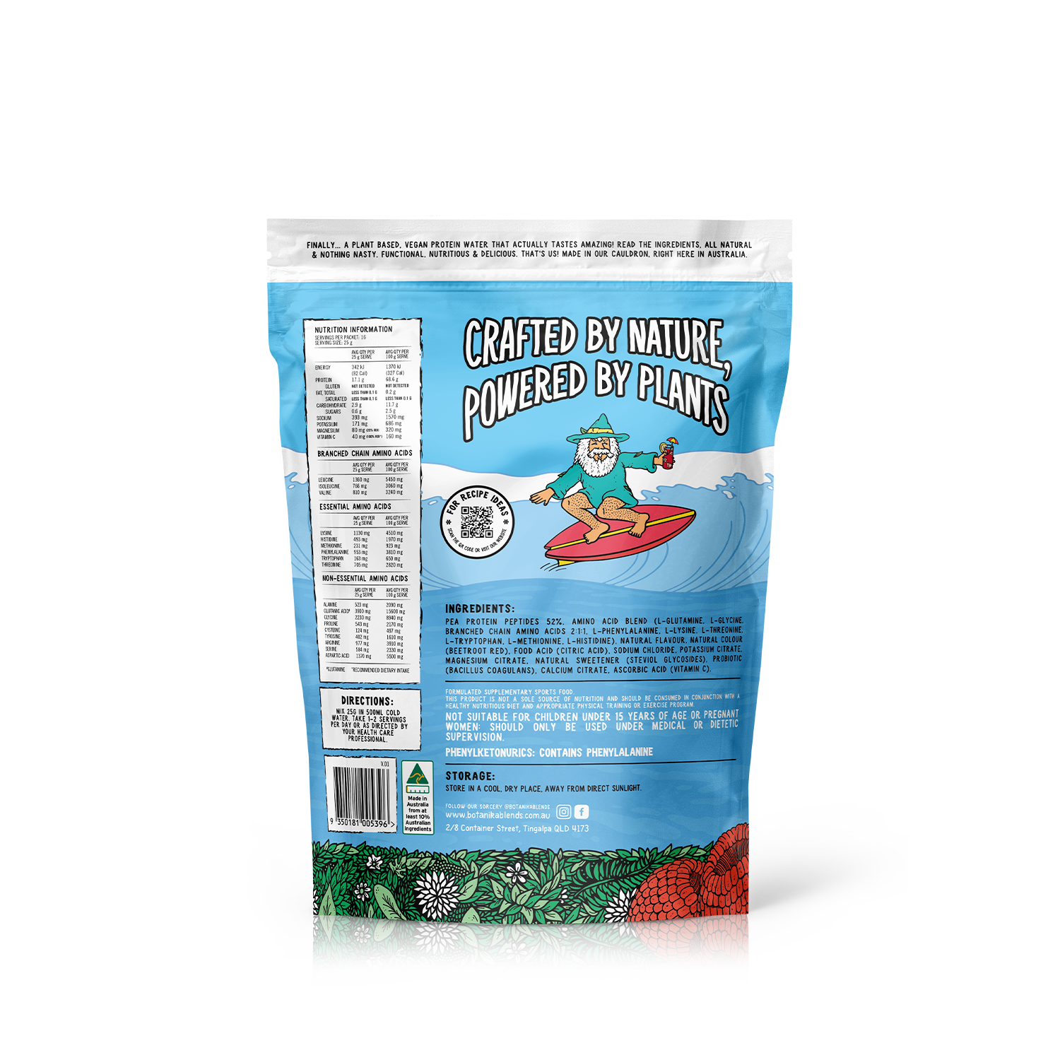 PROTEIN WATER – RASPBERRY