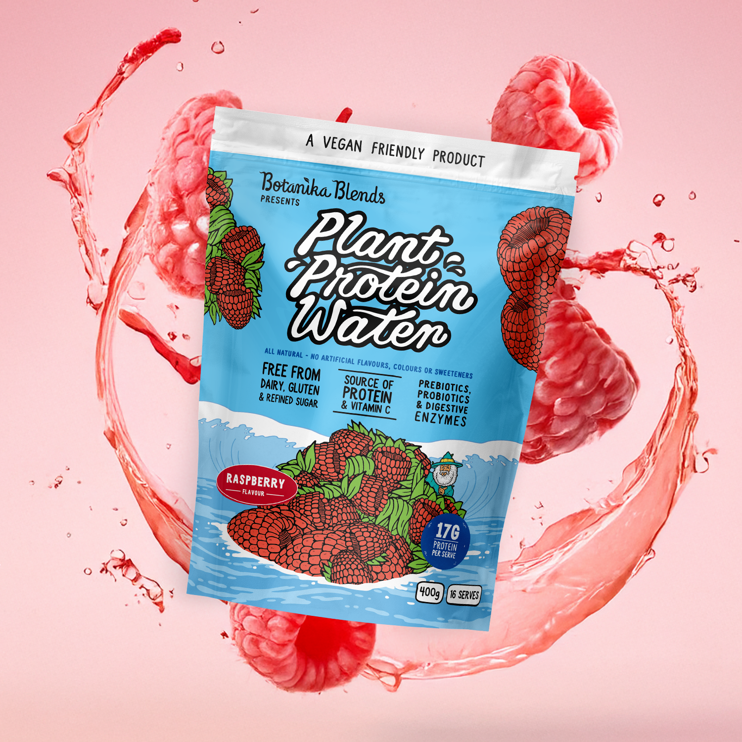 PROTEIN WATER – RASPBERRY