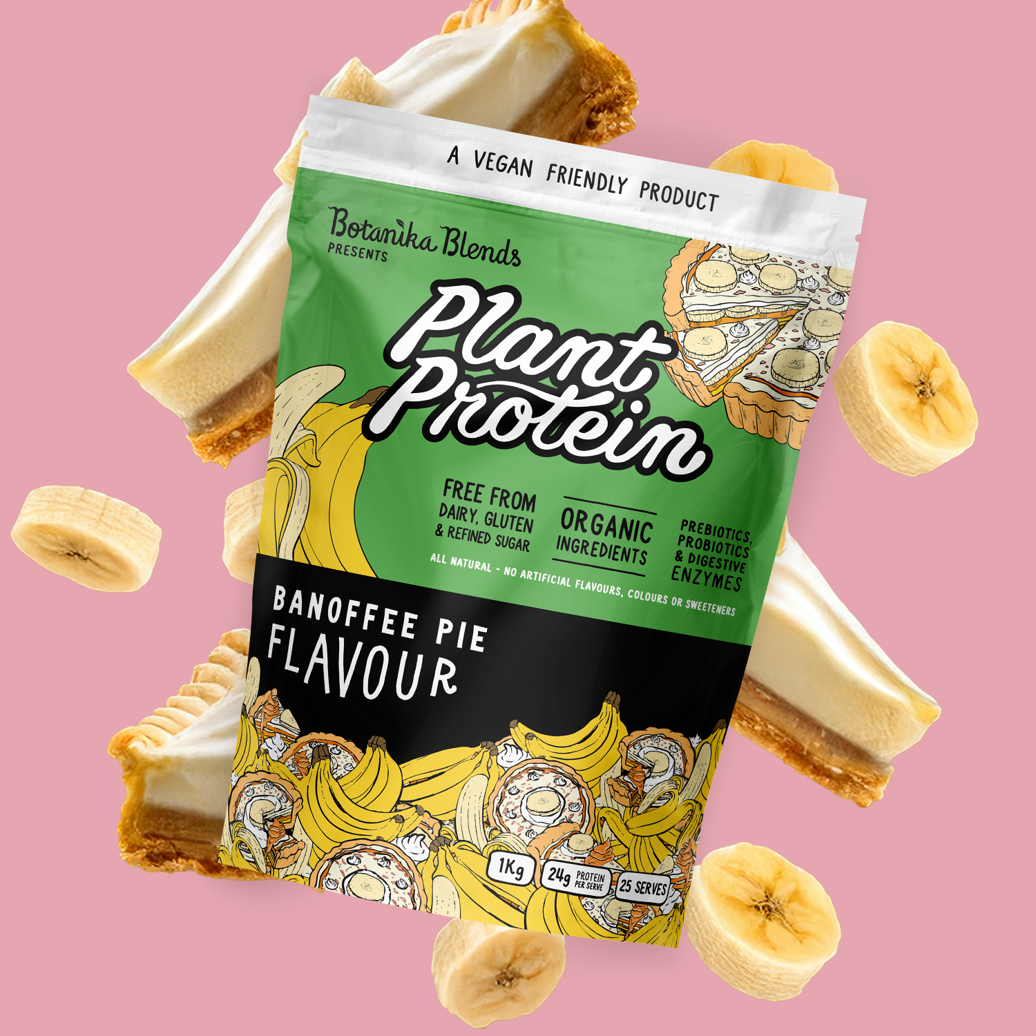 PLANT PROTEIN - BANOFFEE PIE