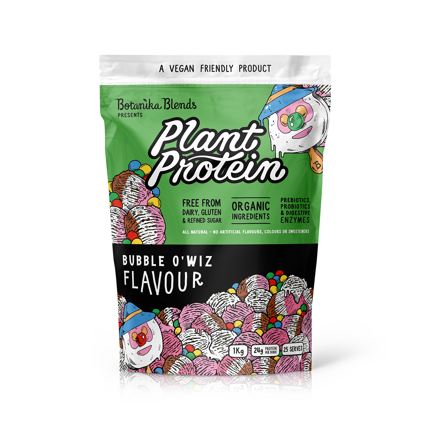 PLANT PROTEIN - BUBBLE O'WIZ - Botanika Blends