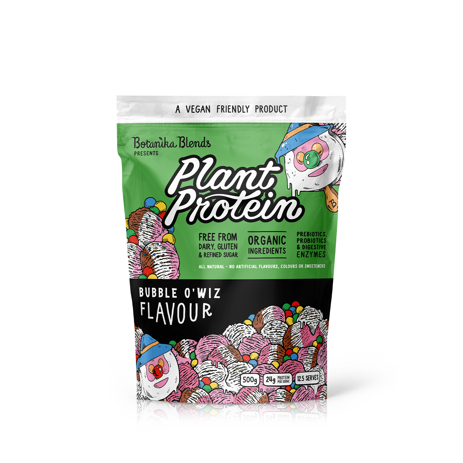 PLANT PROTEIN - BUBBLE O'WIZ - Botanika Blends