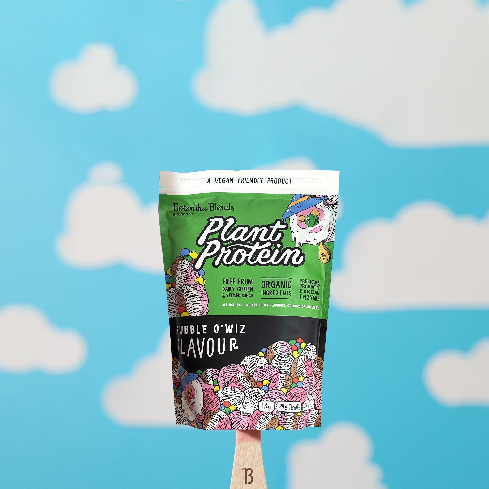 PLANT PROTEIN - BUBBLE O'WIZ