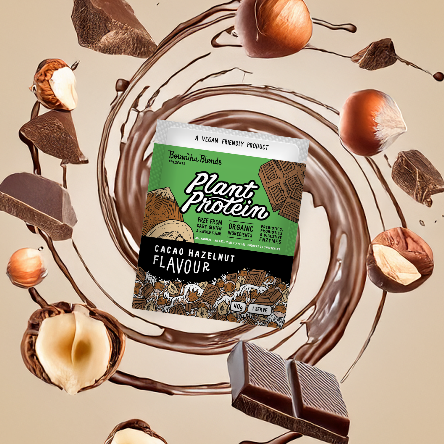 SAMPLE PLANT PROTEIN - CACAO HAZELNUT