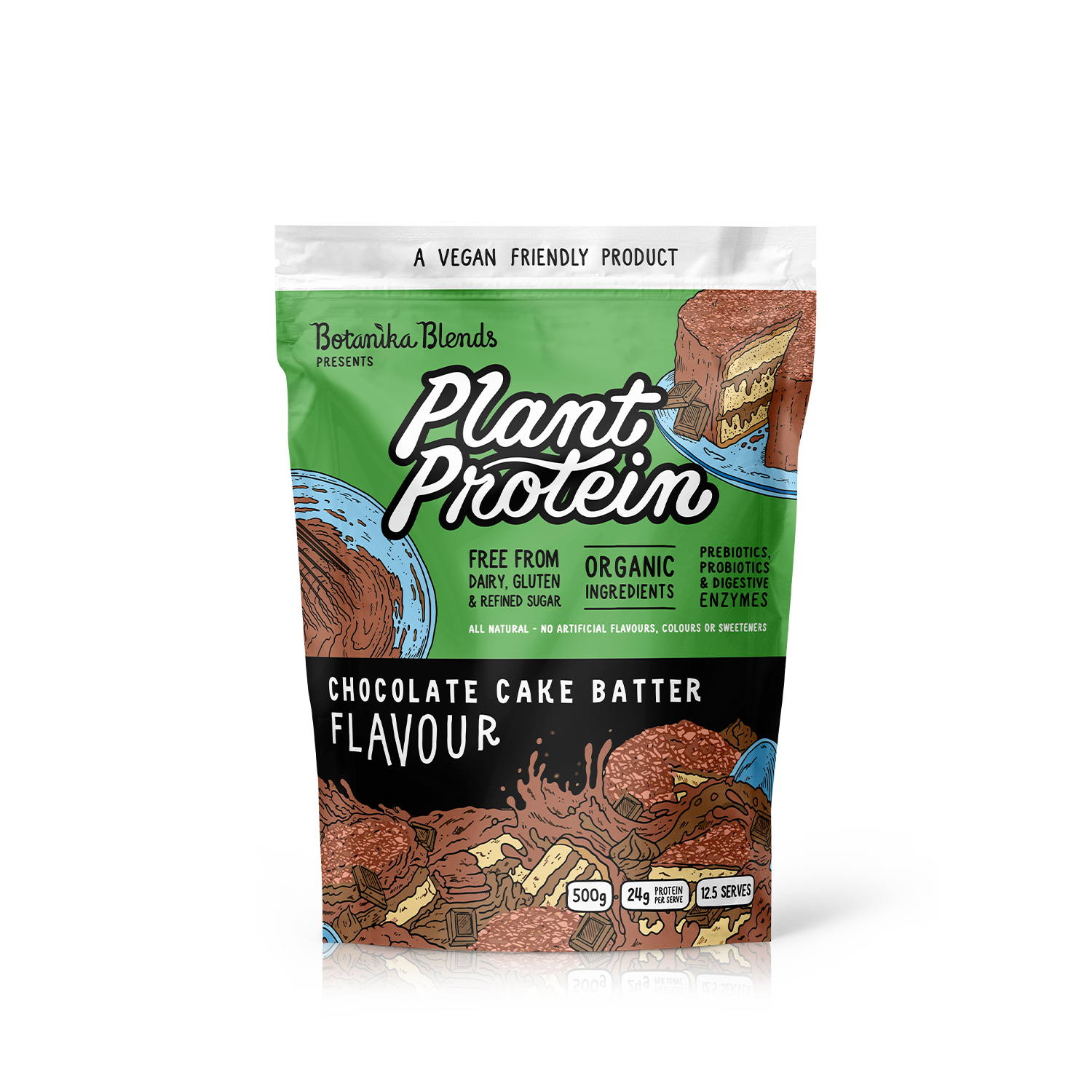 PLANT PROTEIN - CHOCOLATE CAKE BATTER