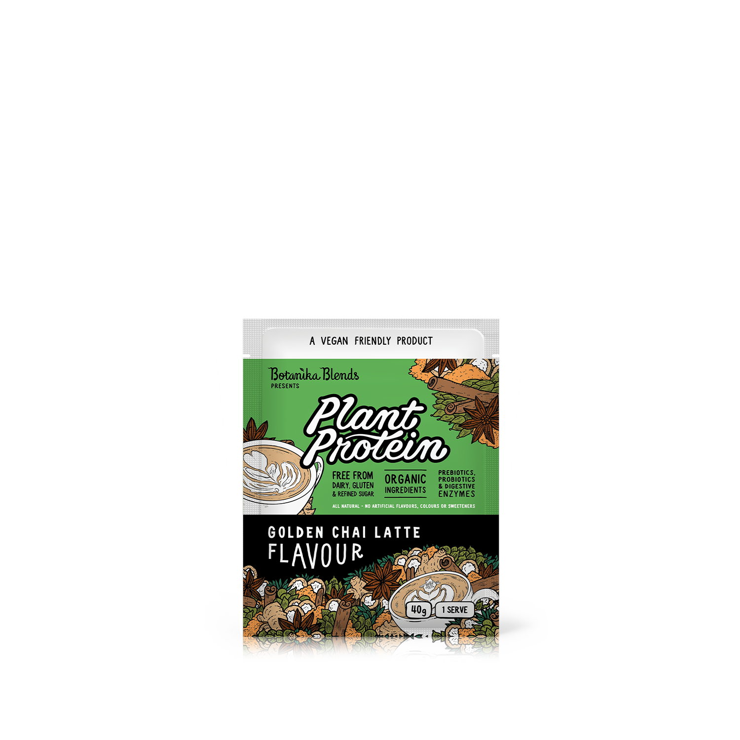 SAMPLE PLANT PROTEIN – GOLDEN CHAI LATTÈ - Botanika Blends