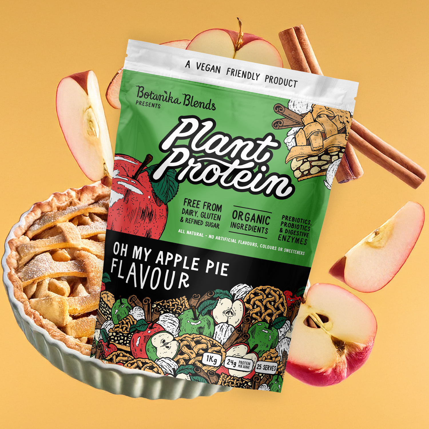 PLANT PROTEIN – OH MY APPLE PIE