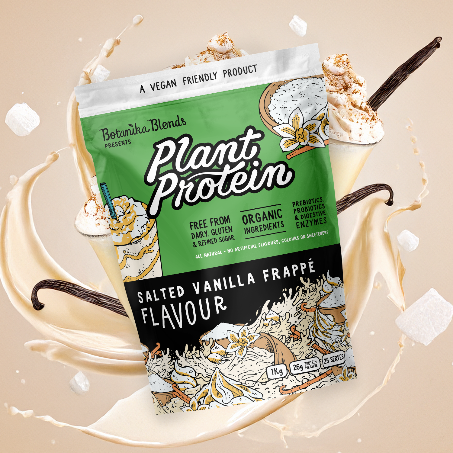 PLANT PROTEIN - SALTED VANILLA FRAPPÉ