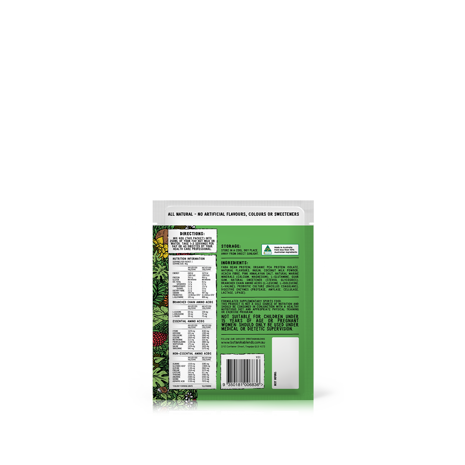 SAMPLE PLANT PROTEIN - SALTED VANILLA FRAPPÉ
