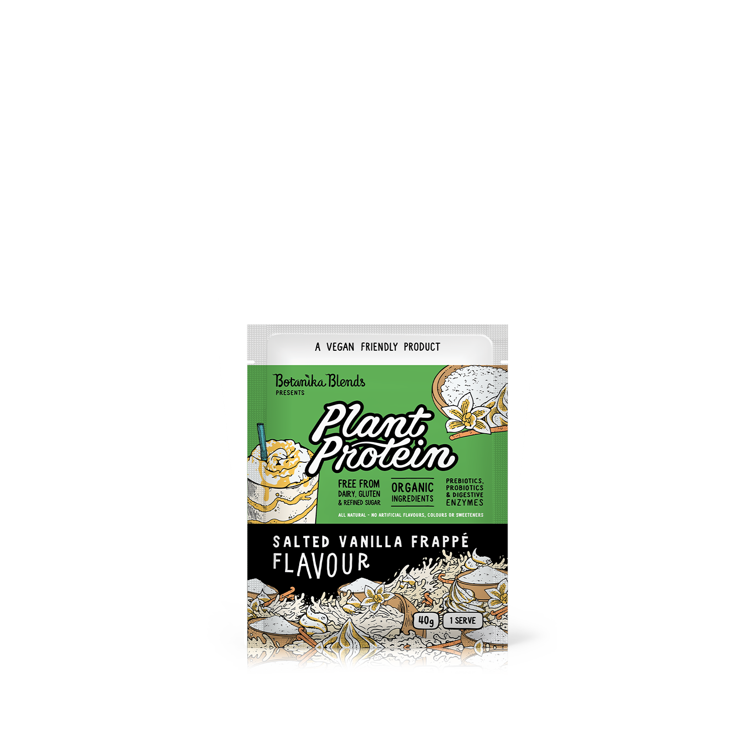 SAMPLE PLANT PROTEIN - SALTED VANILLA FRAPPÉ