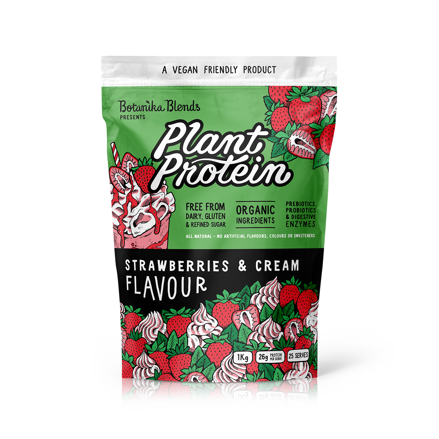 PLANT PROTEIN - STRAWBERRIES & CREAM