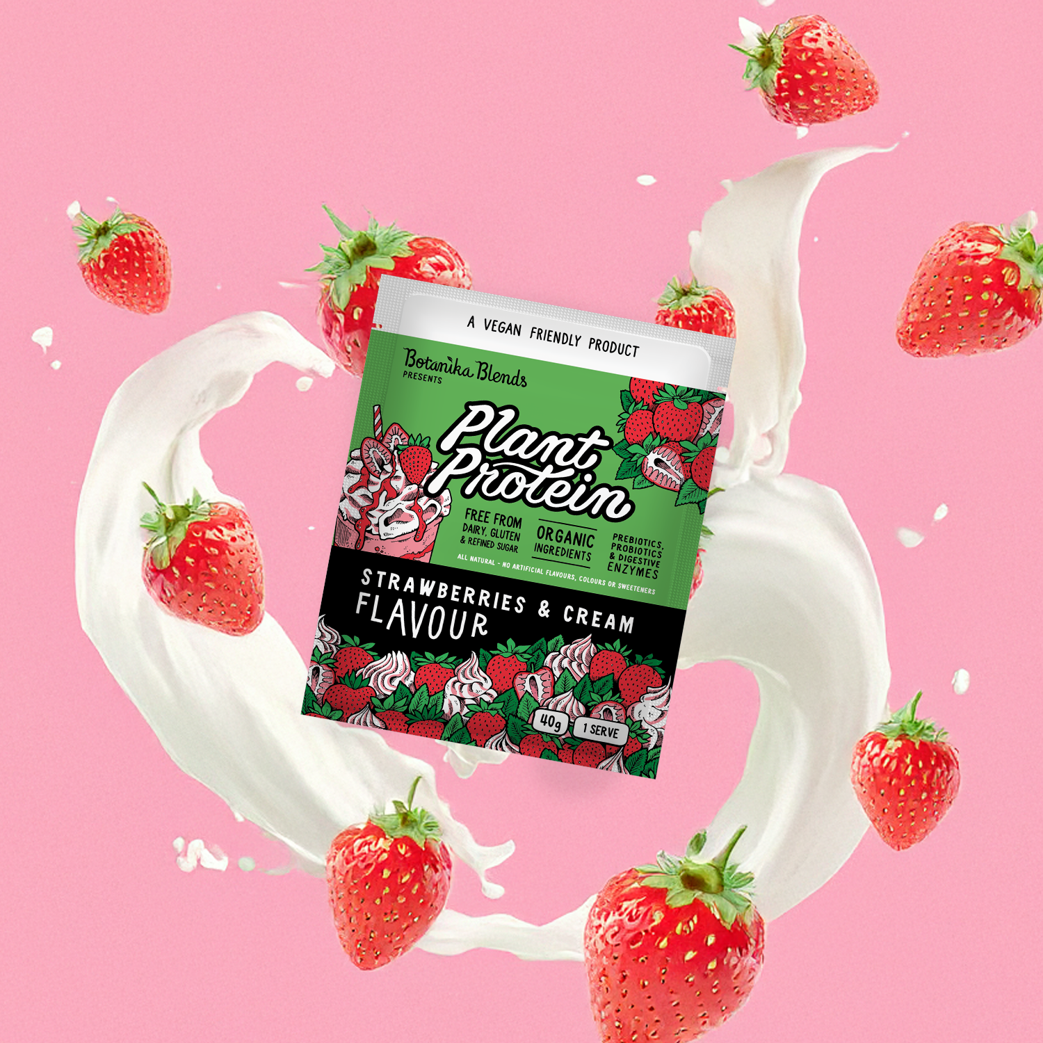 SAMPLE PLANT PROTEIN - STRAWBERRIES & CREAM