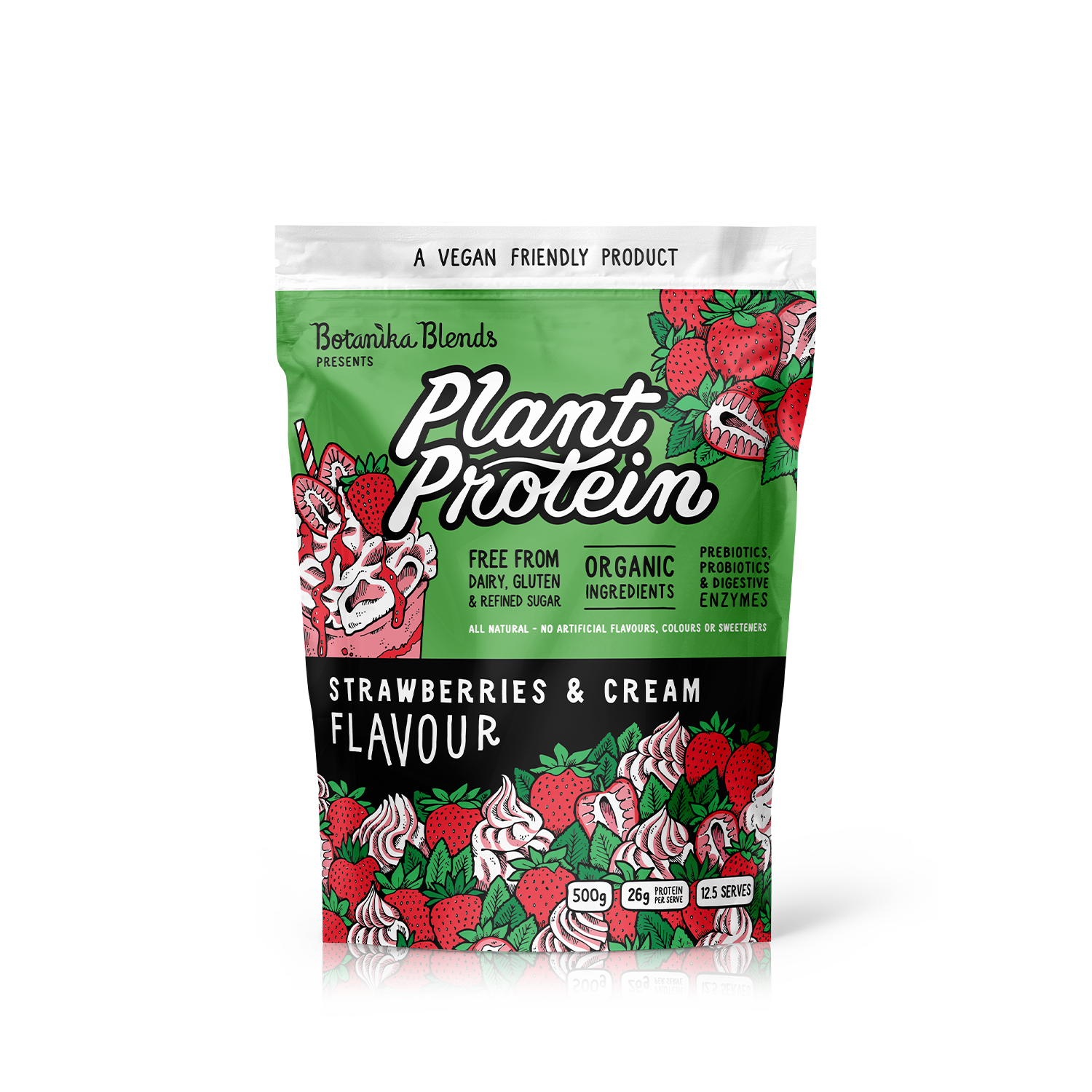PLANT PROTEIN - STRAWBERRIES & CREAM