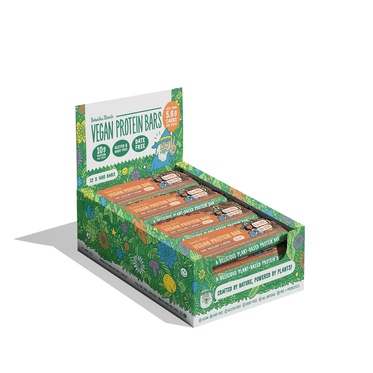 PLANT PROTEIN BAR – CHOC HAZELNUT - Botanika Blends