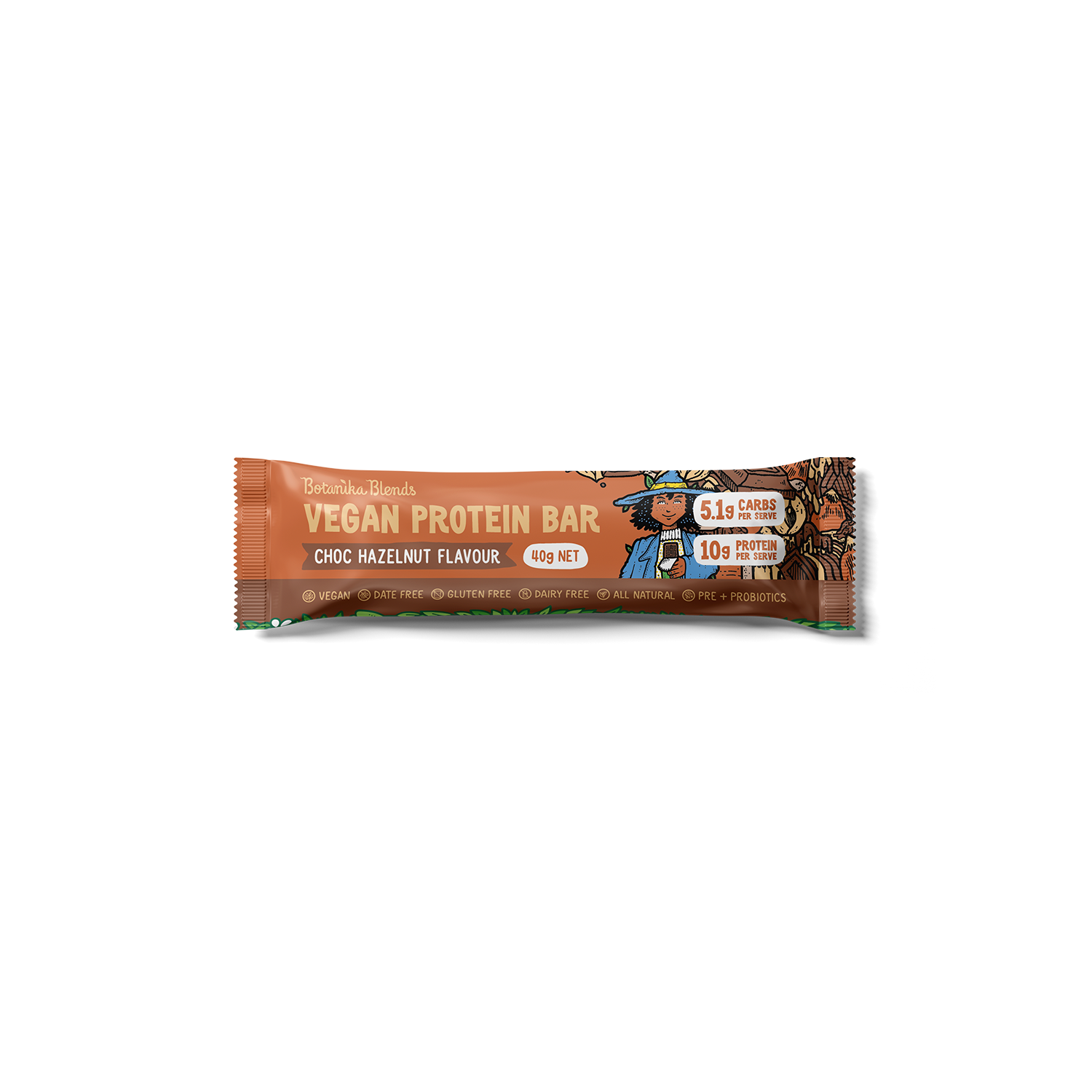 PLANT PROTEIN BAR – CHOC HAZELNUT - Botanika Blends
