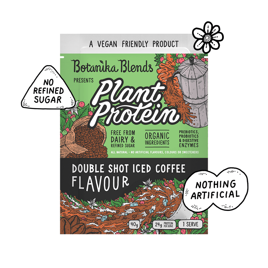 Plant Protein - Double Shot Iced Coffee - Botanika Blends