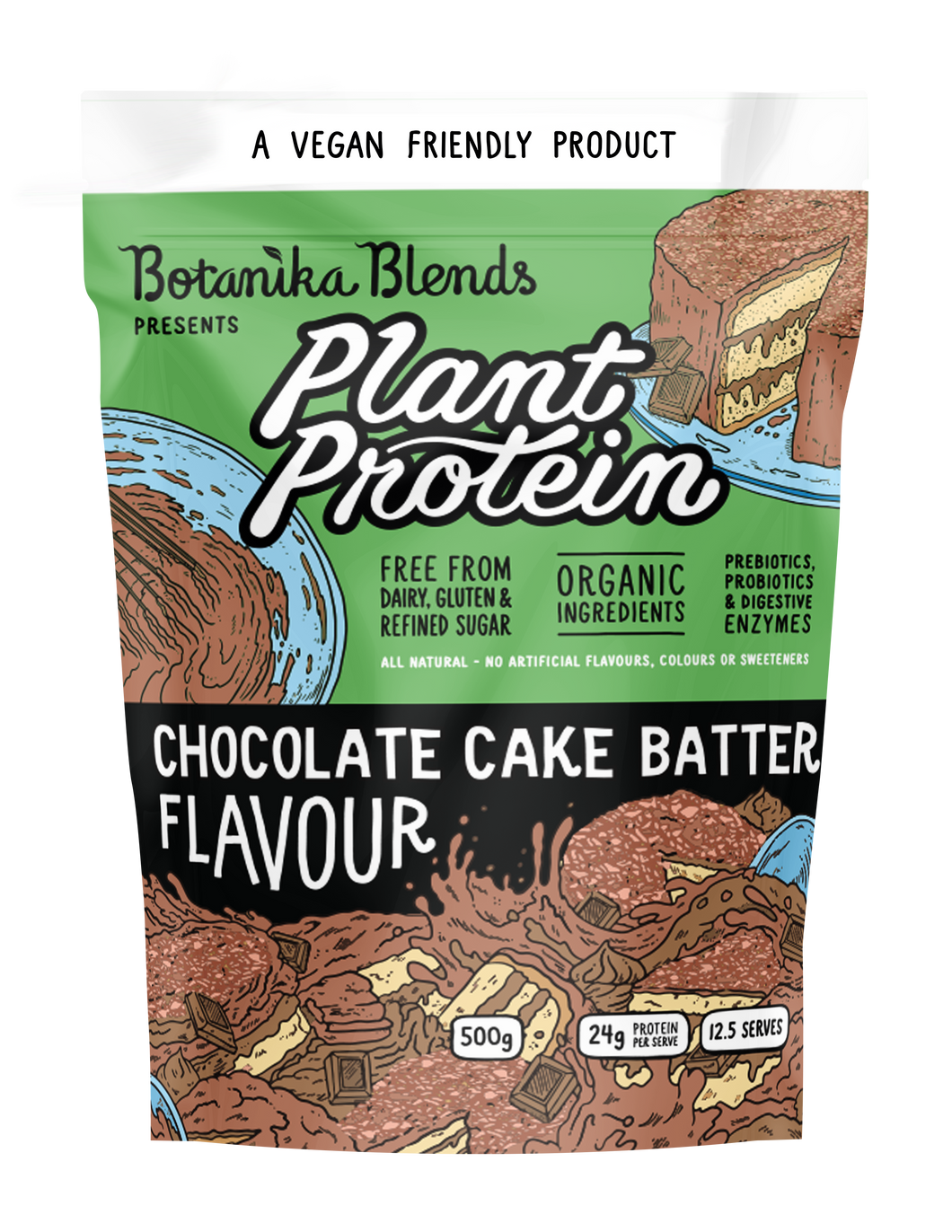 BOTANIKA BLENDS Plant Protein Vanilla Cake Batter — Australian Organic  Products