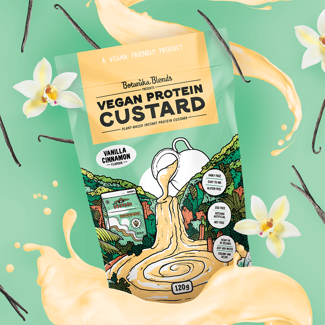 Vegan Protein Custard - Vanilla Cinnamon - Botanika Blends