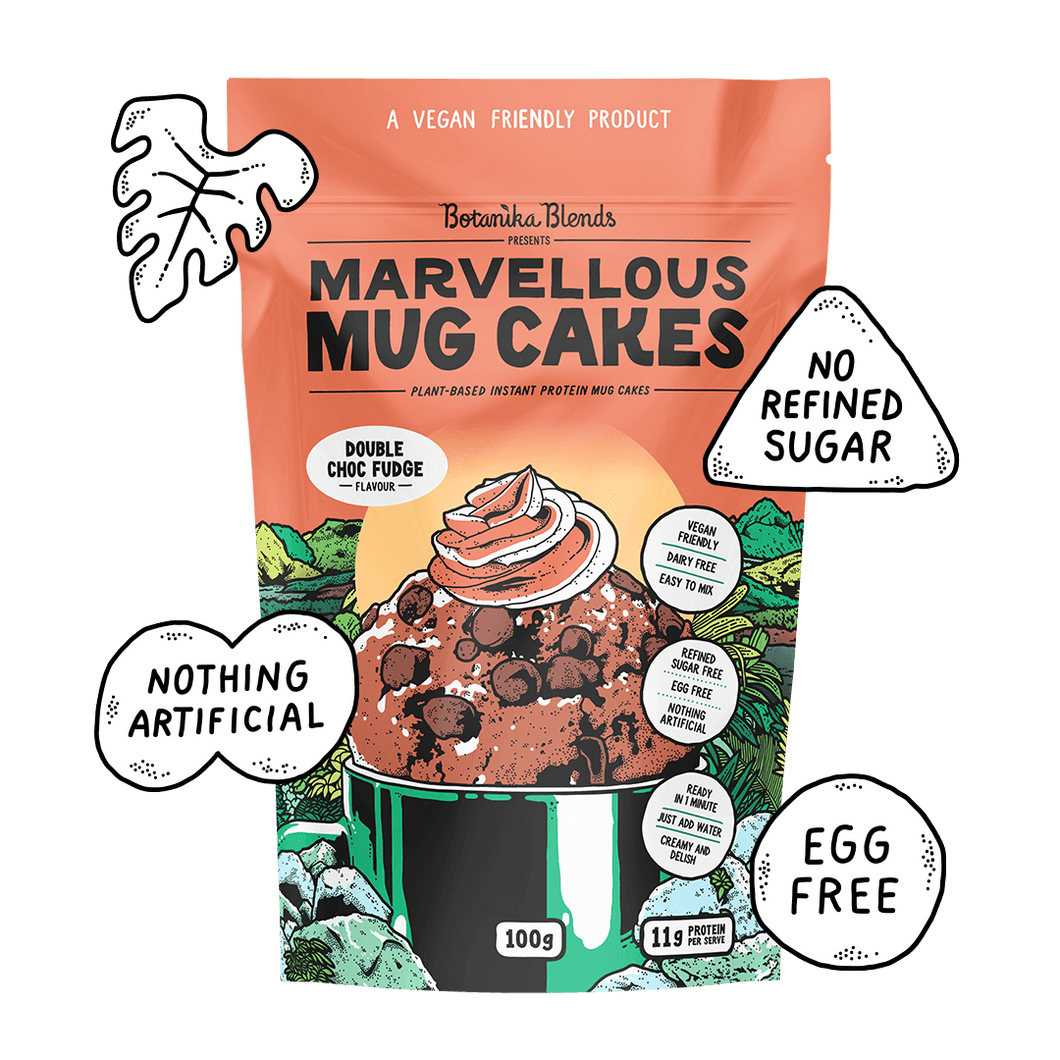 Marvellous Mug Cakes - Double Choc Fudge - Botanika Blends
